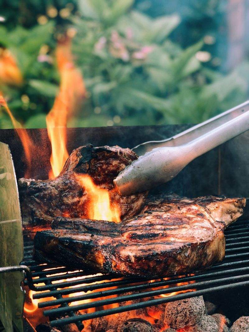 Marinated meats for grilling and roasting